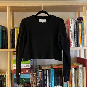 Province of Canada Waffle Long Sleeve Crop Top